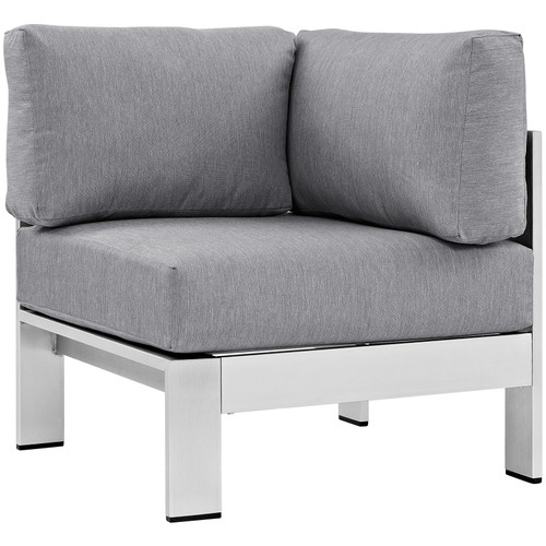 Shore Outdoor Patio Aluminum Corner Sofa / EEI-2264