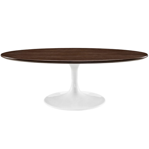 Lippa 48" Oval Wood Grain Coffee Table / EEI-2020