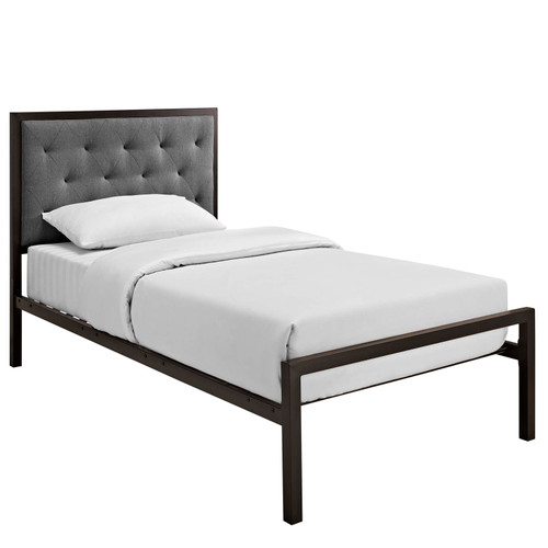 Mia Twin Fabric Bed / MOD-5178