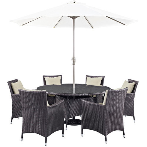 Convene 8 Piece Outdoor Patio Dining Set / EEI-2194