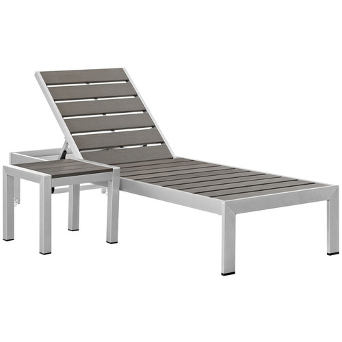 Shore 2 Piece Outdoor Patio Aluminum Set / EEI-2465