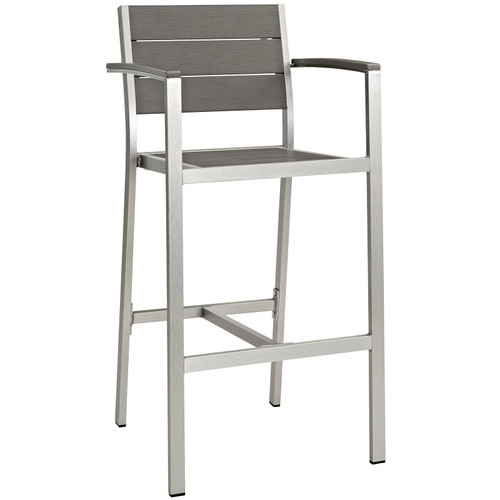 Shore Outdoor Patio Aluminum Bar Stool / EEI-2254