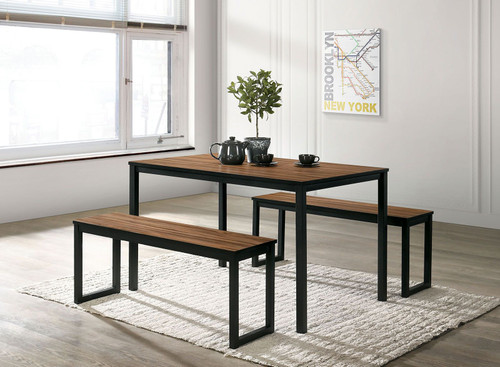 TRIPOLI 3 Pc. Dining Set / CM3202BR-T-3PK