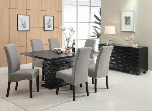 Stanton Rectangular Dining Set Black and Grey / CS-102061-S5