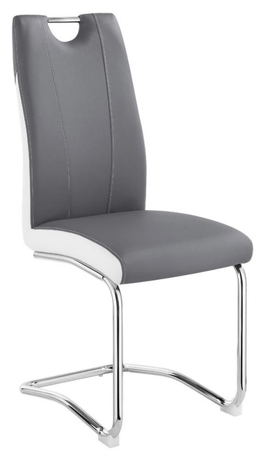 Brooklyn Upholstered Dining Side Chair Grey (Set of 4) / CS-193812