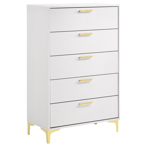 Kendall 5-drawer Chest White / CS-224405