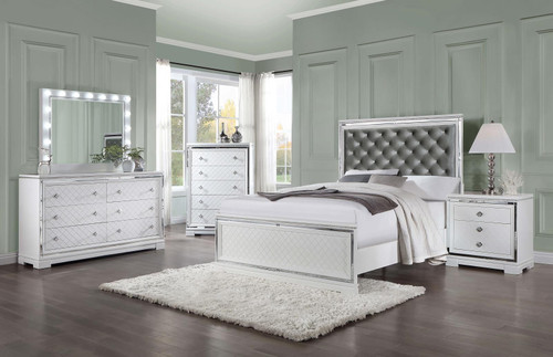 Eleanor 5-piece Queen Bedroom Set White / CS-223561Q-S5