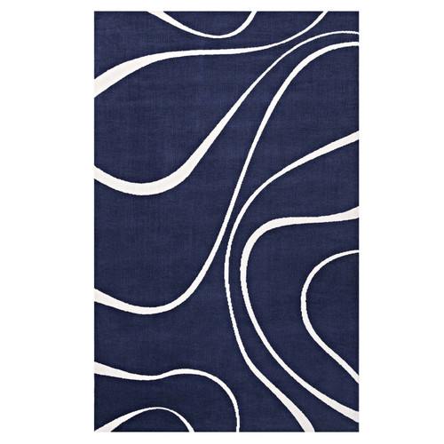 Therese Abstract Swirl 5x8 Area Rug / R-1002-58