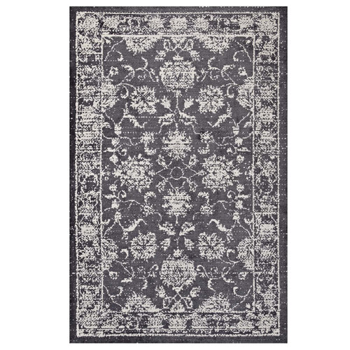 Kazia Distressed Floral Lattice 5x8 Area Rug / R-1020-58