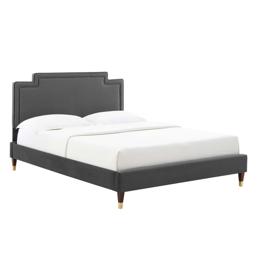 Liva Performance Velvet King Bed / MOD-6841