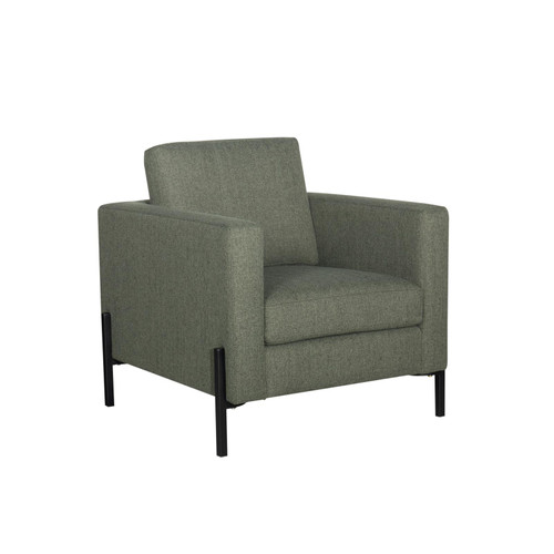 Tilly Upholstered Track Arms Chair Sage / CS-509906