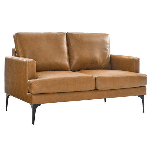 Evermore Vegan Leather Loveseat / EEI-6048