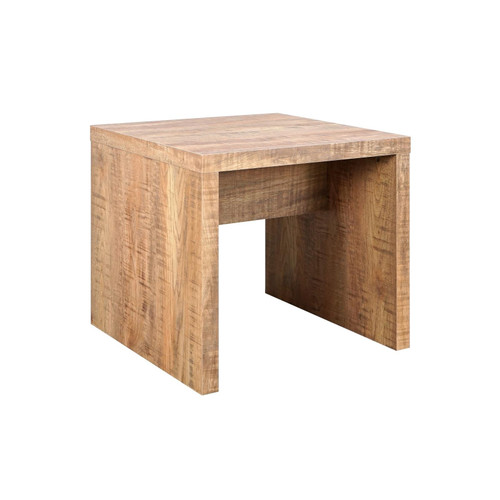 Lynette Square Engineered Wood End Table Mango / CS-704127
