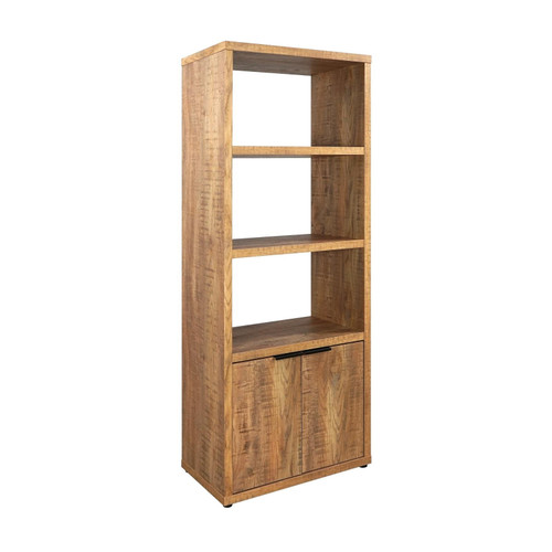 Tabby 3-Shelf Engineered Wood Media Tower Mango / CS-701703