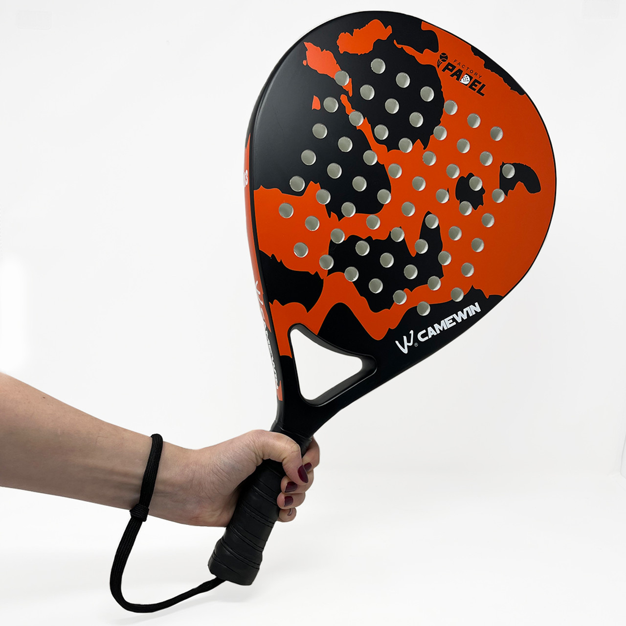 Padel Racket Full Carbon Fiber 38mm with bag cover