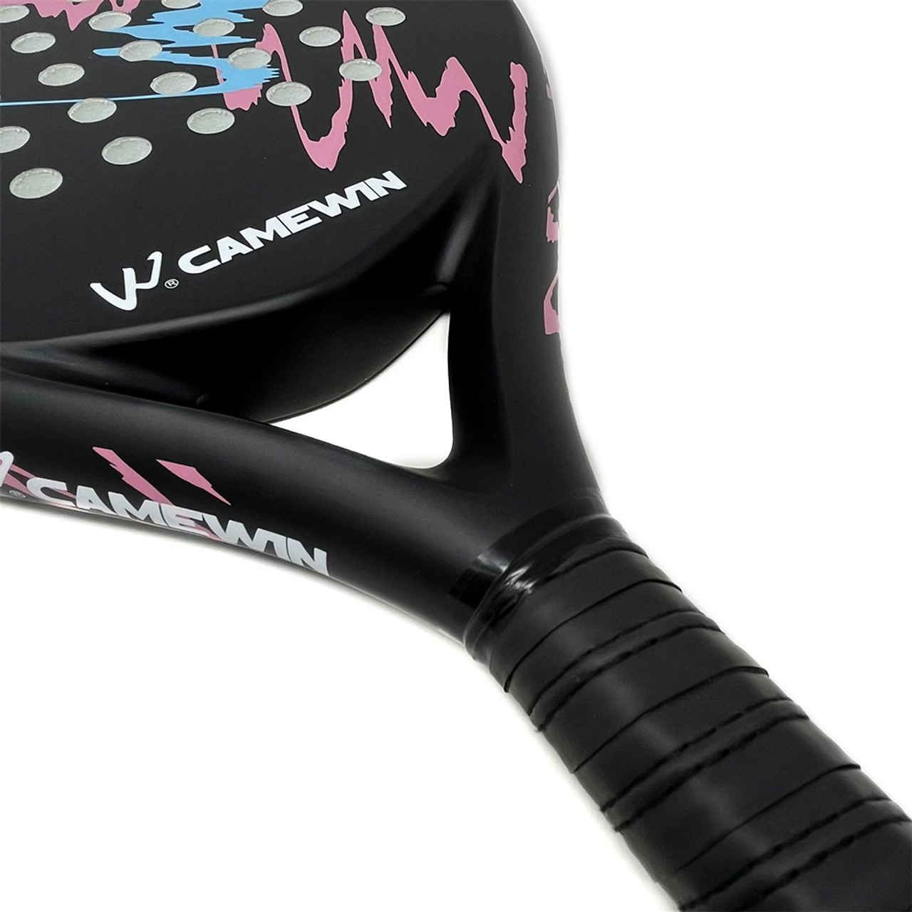 Achetez Camewin 4006 Tennis Paddle Racquet 3K Fibre en Carbone + Raquette  de Tennis de Plage Eva Douce, Avec Bracelet + 2 Ruban Adhésif - Noir +  Argent de Chine