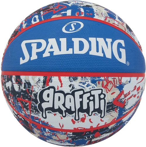 Spalding Graffiti Series Blue/Red Outdoor Basketball - Size 7