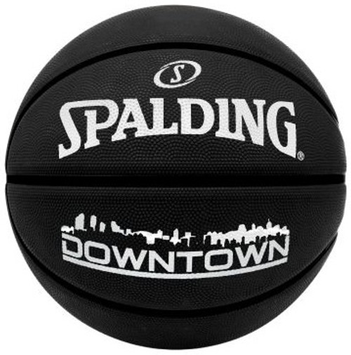 Spalding Downtown Black Outdoor Basketball - Size 7