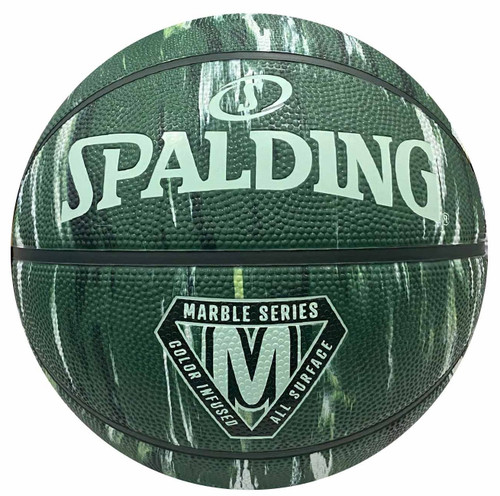 Spalding Marble Teal/Sage/Mint Outdoor Basketball - Size 5