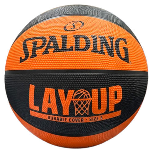 Spalding Lay Up Orange/Black Outdoor Basketball - Size 5