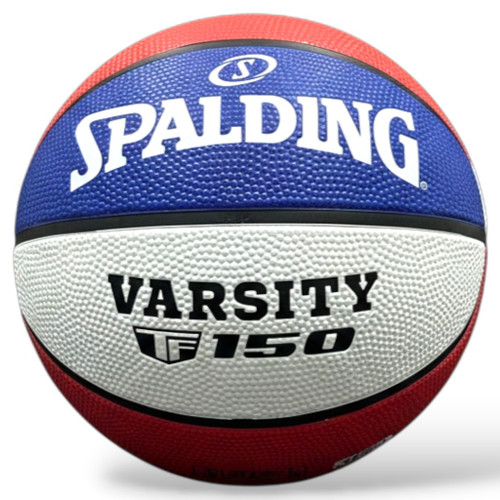 Spalding TF-150 Varsity Red/White/Blue Outdoor Basketball - Size 5