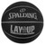Spalding Lay Up Black/Grey Outdoor Basketball - Size 5