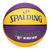 Spalding TF-150 Varsity Purple/Yellow Outdoor Basketball - Size 5