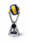 Classic Volleyball Trophy with Ball Design 40 cm