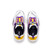 Spalding Junior Kids Basketball  Shoes Inkdunk White/Purple/Yellow/Black