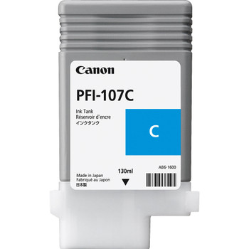 Canon PFI 107C - Cyan Ink Tank 130ml (CIPFI107C)