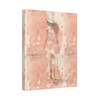 Beach Babe Bliss: Blush Cowhide Canvas