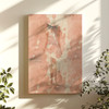 Beach Babe Bliss: Blush Cowhide Canvas