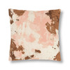 Coastal Cowhide Splash Pillow