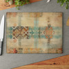 Western Boho Glass Cutting Board