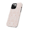 Coral Shimmer Damask Phone Case