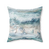 Ocean Ombre Faux Suede Square Pillow