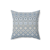 Frosted Dunes Ripples Faux Suede Pillow