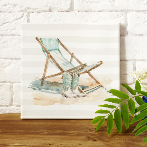 Beachcomber's Bootprints Canvas