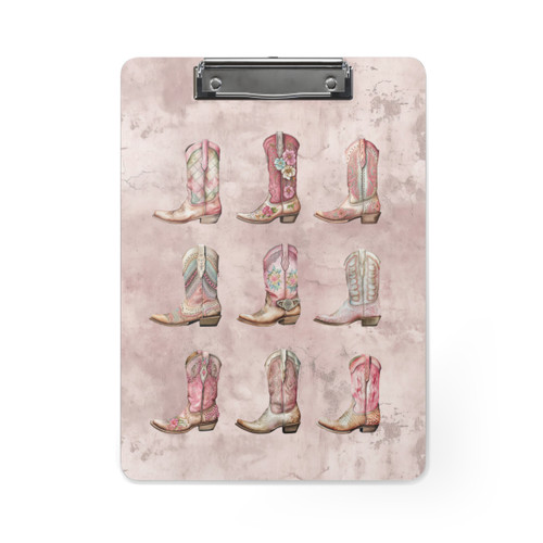 Beach Bum Boot Print Clipboard