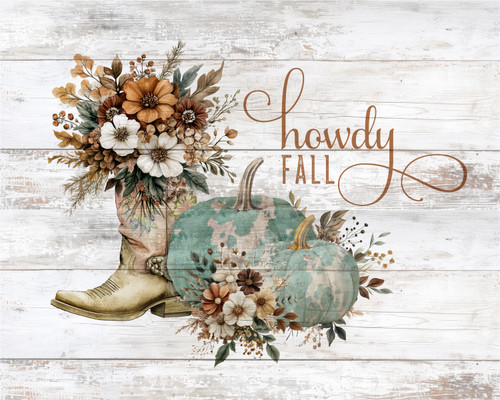 Cowgirl Autumn Bliss Howdy Fall Printable