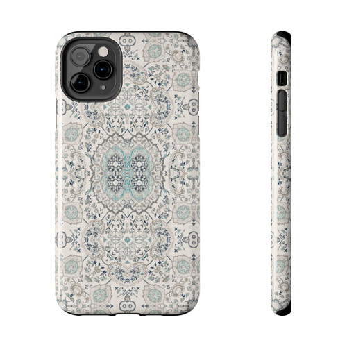 Saltwater Sage  Damask Phone Case