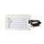 Coastal Cowhide Blue Luggage Tag