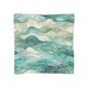 Sea Glass Waves Luxe Poly Scarf