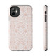 Coral Shimmer Damask Phone Case