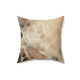 Safari Faux Suede Square Pillow