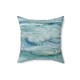 Ocean Ombre Faux Suede Square Pillow