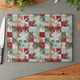 Festive Farmhouse Christmas Glass Cutting Board