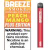 Breeze Smoke Plus Disposable 800 Puff Peach Mango
