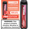 Breeze Smoke Pro Disposable 5% Strawberry Peach Mint