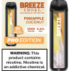 Breeze Smoke Disposable Pina Colada Pineapple Coconut 